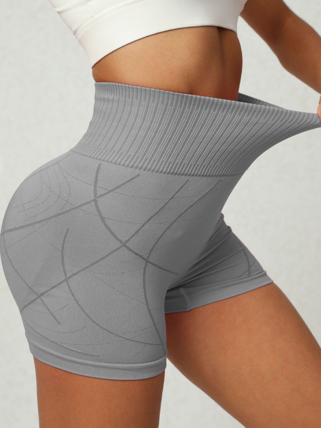 High Waist Active Shorts - Charming Charlie