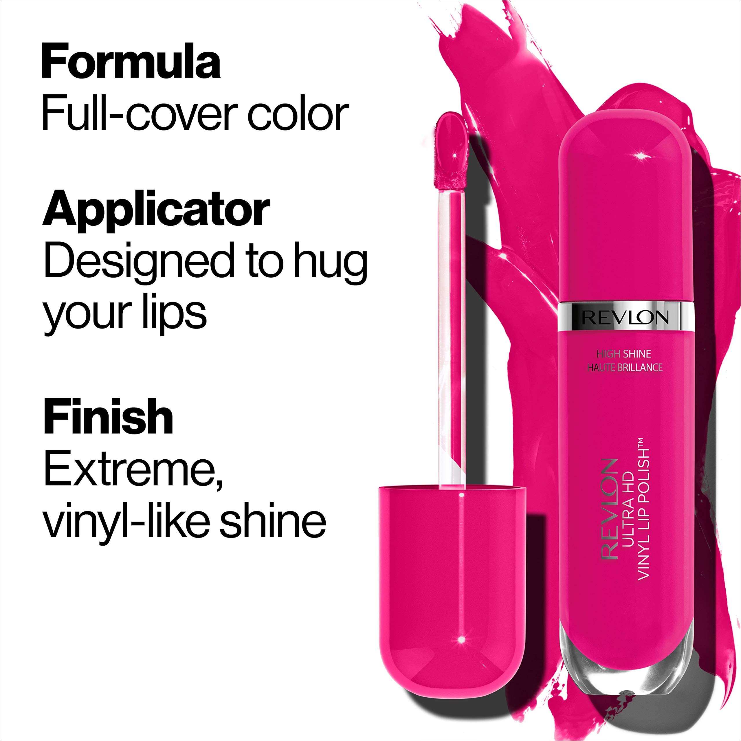Revlon Ultra HD Vinyl Lip Polish, Liquid Lipstick - Charming Charlie