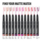 REVLON ColorStay Matte Lite Crayon Lipstick with Built-in Sharpener, Longlasting Non-Drying Matte Formula, Transfer-Proof Lipcolor - Charming Charlie