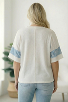 Violets are Blue Colorblock Top - Charming Charlie