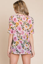 BOMBOM Floral Round Neck T-Shirt - Charming Charlie
