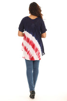 Red & blue stars Stripes top - Shoreline Wear, Inc.