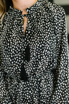 A Cheeky Little Time Tiered Dress in Black - Charming Charlie