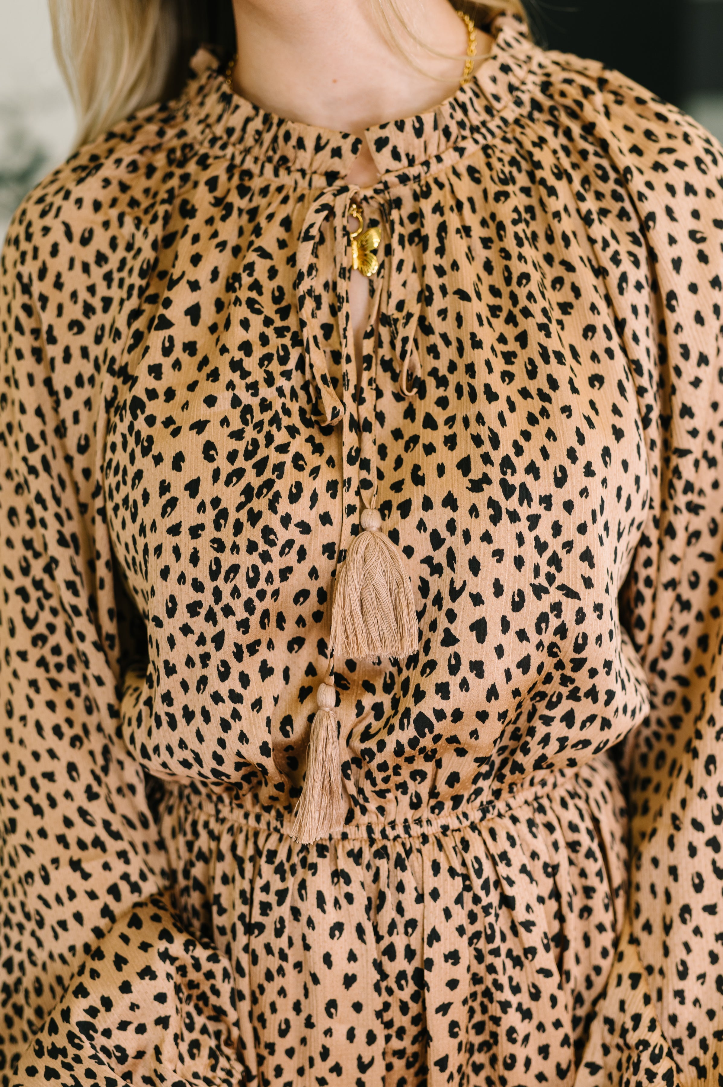cheeky mini dress A Cheeky Little Time Tiered Dress in Pecan Brown – Charming Charlie