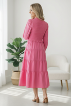 On a Sugar Rush Smocked Midi Dress - Charming Charlie