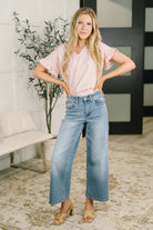 A Different Side Of Me Gingham Blouse in Dusty Rose - Charming Charlie