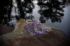 Post Earring With Lucite Color Splatter Rectangle Drop - Charming Charlie