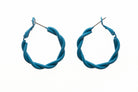 Twisted Color Hoop Earring - Charming Charlie