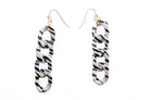 Zebra Print Chain Link Earring - Charming Charlie