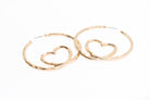Matted Heart Post Earring - Charming Charlie