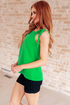 A Little Closer Shoulder Tied Tank Top - Charming Charlie