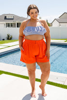 A Little Lazy High Rise Linen Shorts - Charming Charlie