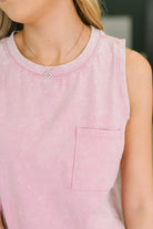 A Look in Your Eyes Mineral Wash Tank Top - Charming Charlie