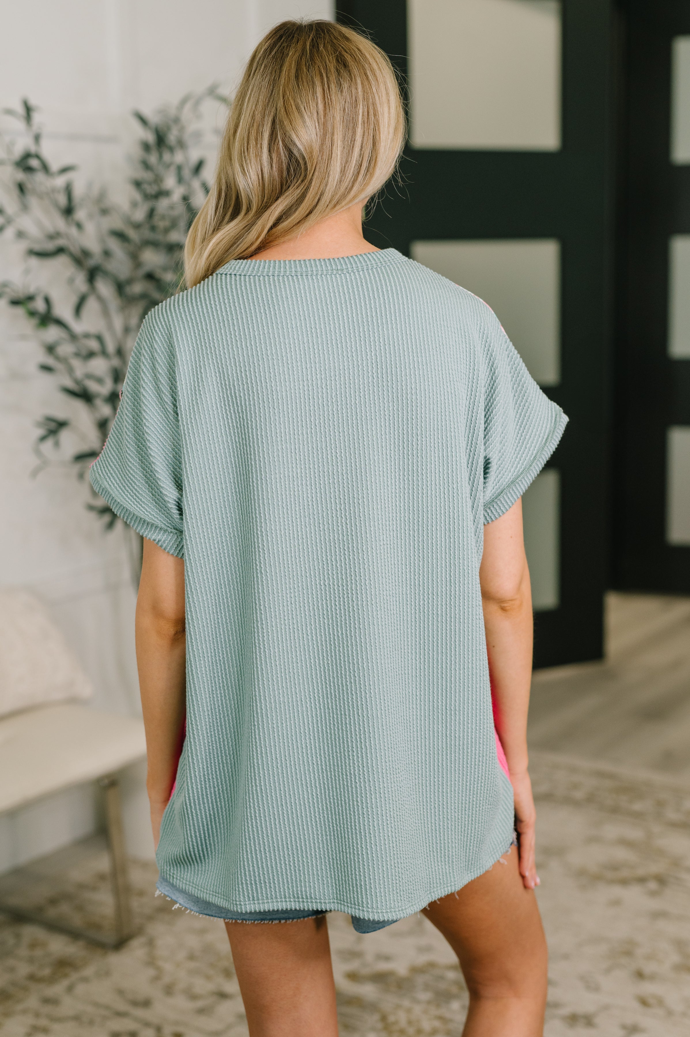 A Lot to Look At Color Block Top - Charming Charlie