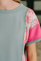 A Lot to Look At Color Block Top - Charming Charlie