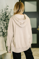 A Million Different Reasons Hooded Pullover in Ash Mocha - Charming Charlie