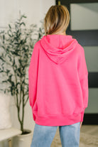 A Million Different Reasons Hooded Pullover in Fuchsia - Charming Charlie