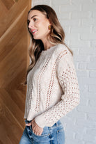 A Note of Thanks Cable Knit Sweater - Charming Charlie