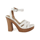 ARLESA-05 Women's Padded Multi Strap In Wooden Heel - Yoki 