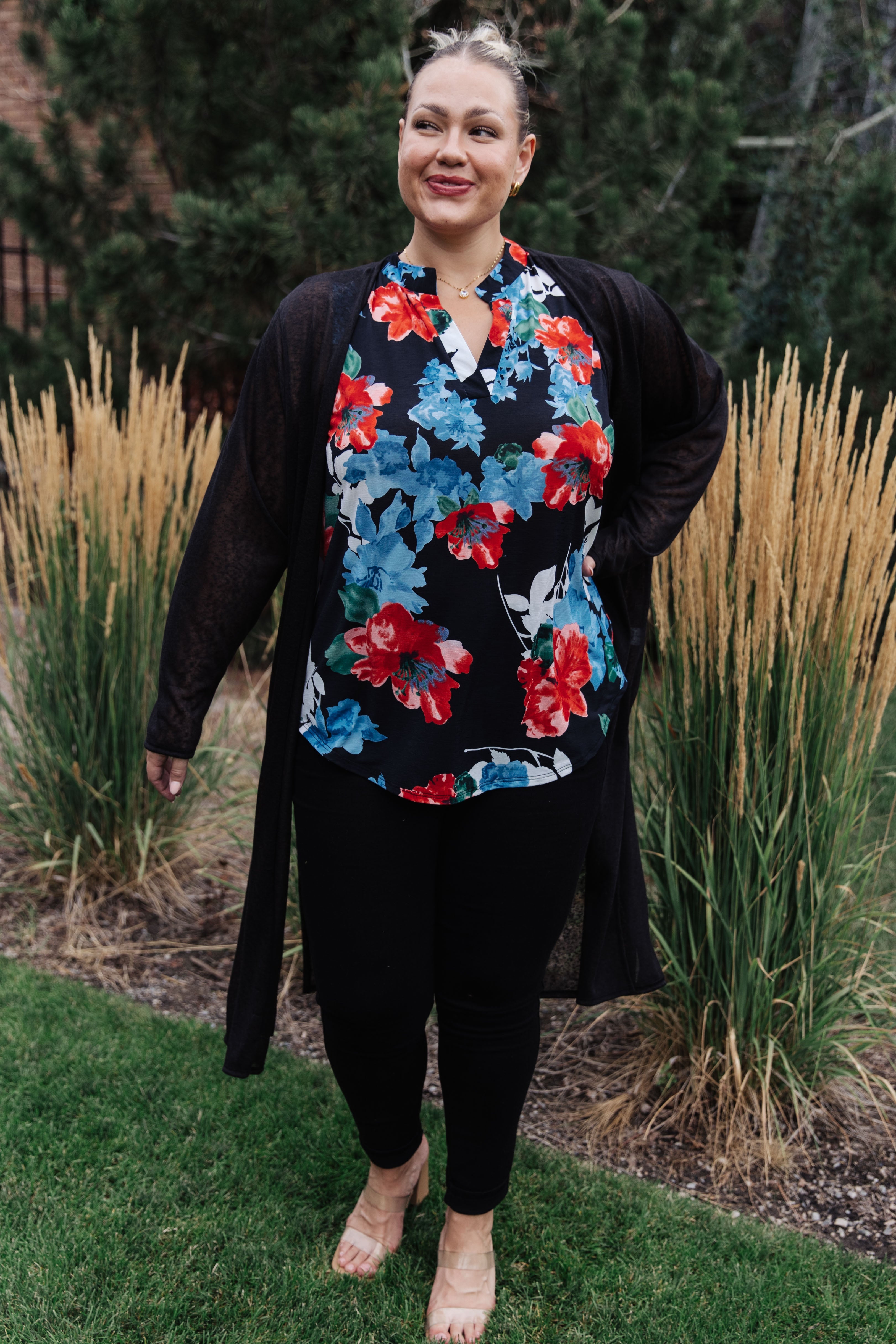 Afternoon Shade Sheer Cardigan - Charming Charlie