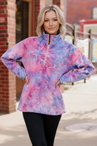 Pastel Skies Fleece Pullover - Charming Charlie