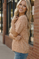 Blush Safari Knit Tee - Charming Charlie