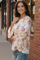 Blossom Lane Bell Sleeve Top - Charming Charlie