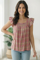 A Country Weekend Pink Plaid Set - Charming Charlie