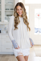 A Tad Chilly Waffle Knit Hoodie - Charming Charlie