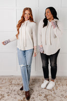 A Tad Chilly Waffle Knit Hoodie - Charming Charlie