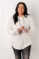 A Tad Chilly Waffle Knit Hoodie - Charming Charlie