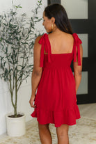 Acting Brand New Contrast Trim Crinkle Woven Dress - Charming Charlie
