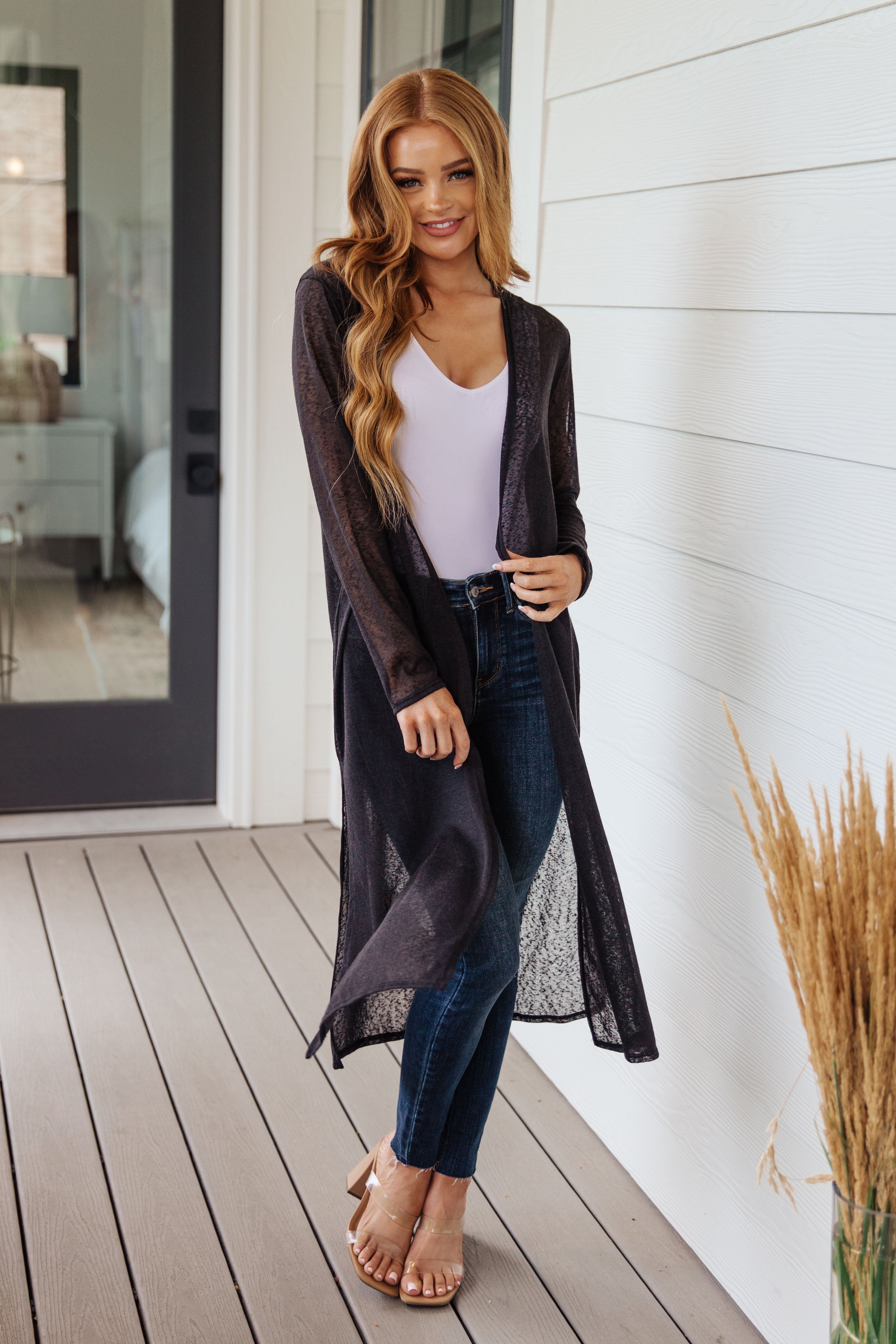 Afternoon Shade Sheer Cardigan - Charming Charlie