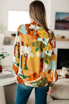 All Together Now Mock Neck Blouse - Charming Charlie