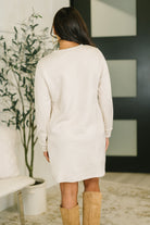 All of Fall Textured Long Sleeve Dress - Charming Charlie