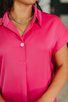 All of My Business Collared Shirt Dress - Charming Charlie