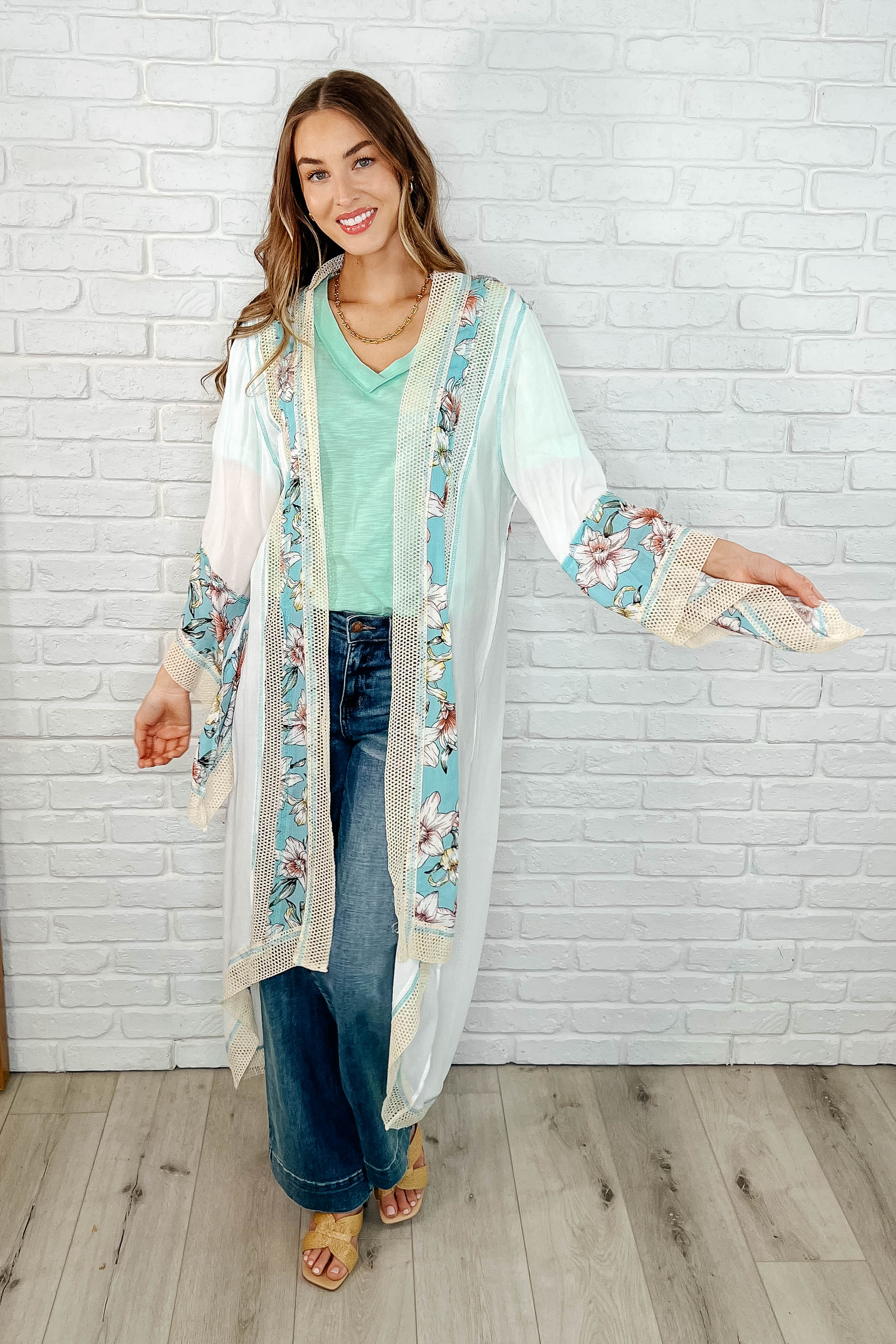 Always Flowing Open Front High Low Cardigan - Charming Charlie