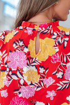 Among The Flowers Floral Top - Charming Charlie