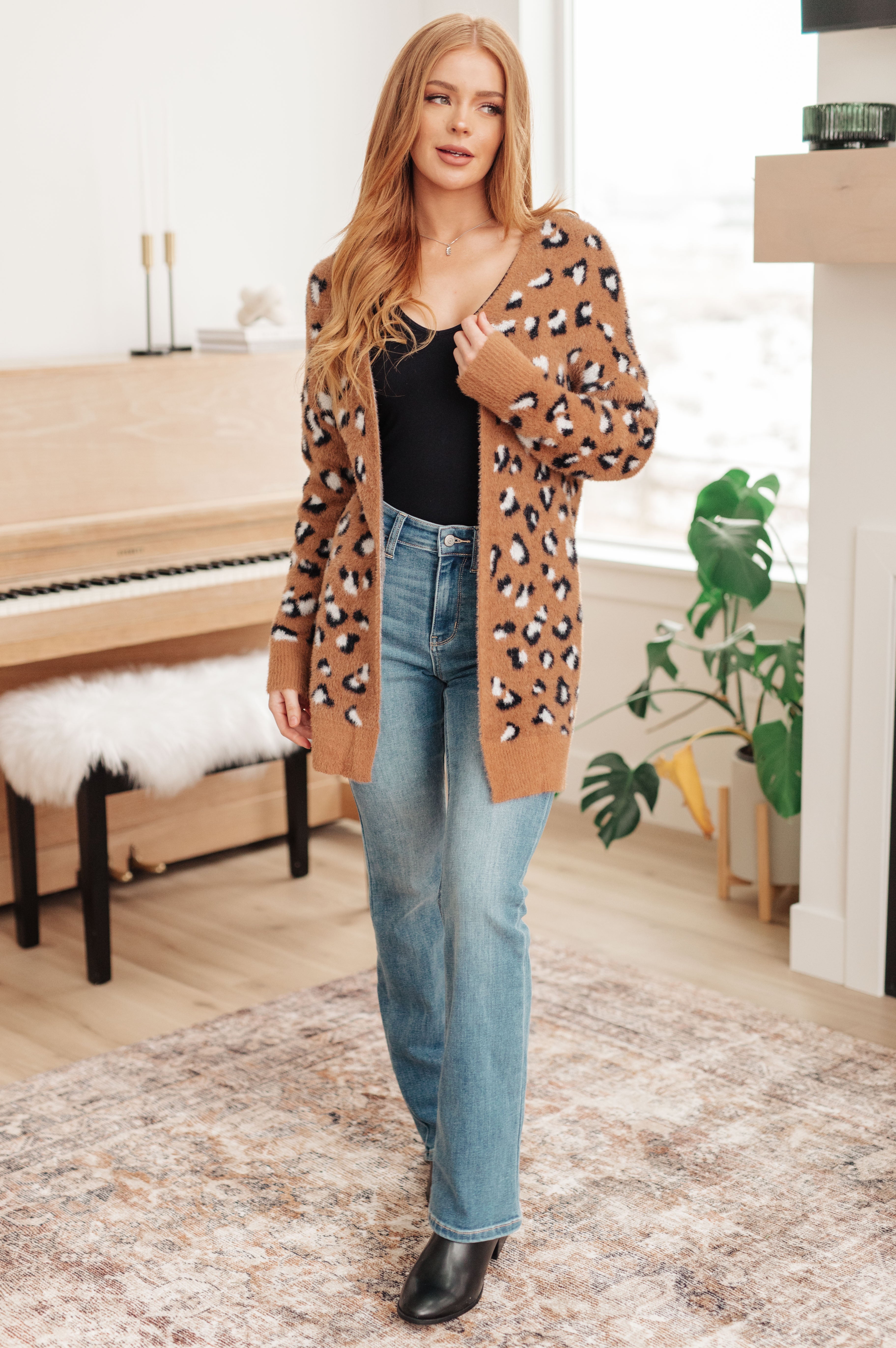 Animal Instinct Longline Cardigan – Charming Charlie