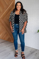 Art Deco Button Up Blouse - Charming Charlie