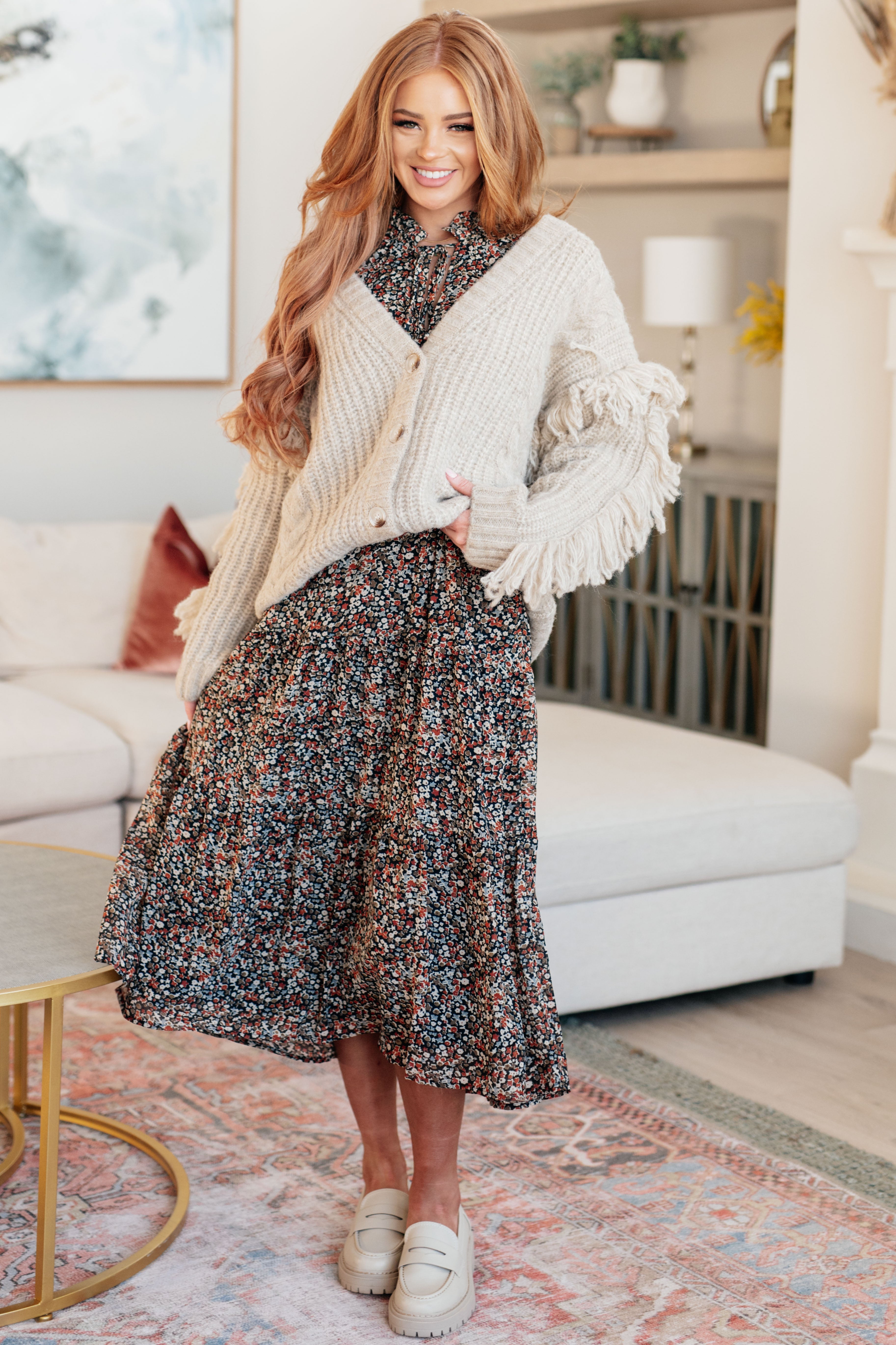 Ask Me About It Fringe Cardigan - Charming Charlie