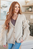 Ask Me About It Fringe Cardigan - Charming Charlie