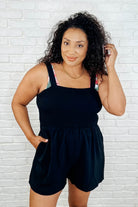 Assume the Best Square Neck Romper - Charming Charlie