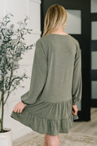 Autumn Breeze Long Sleeve Knit Dress - Charming Charlie