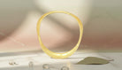 Gold Cylinder Bracelet - Charming Charlie