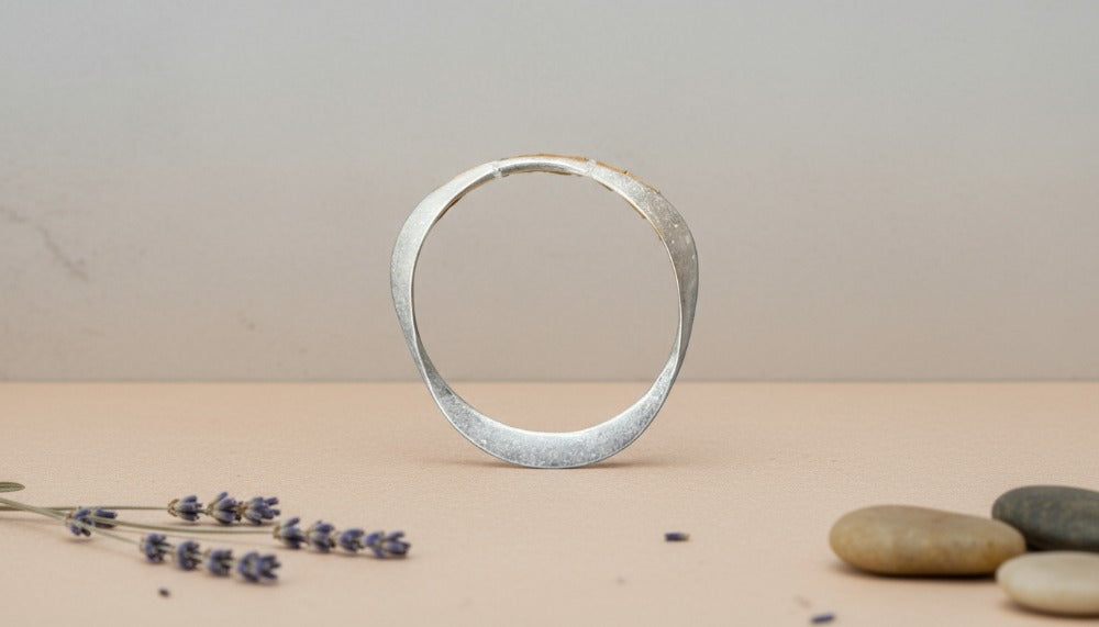 Silver Cylinder Bracelet - Charming Charlie
