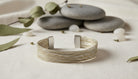 Multi-Strand Silver Cuff Bracelet - Charming Charlie