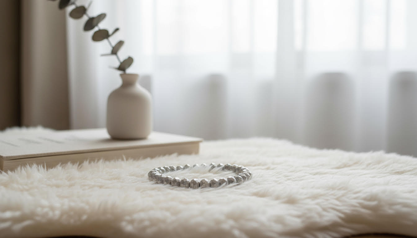 Silver Faceted Bead Bracelet - Charming Charlie