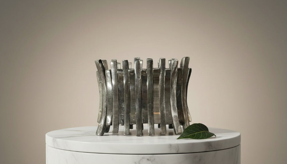 Metallic Sculpted Cuff Bracelet - Charming Charlie