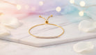 Gold Bracelet with Sparkling Diamond Bar - Charming Charlie